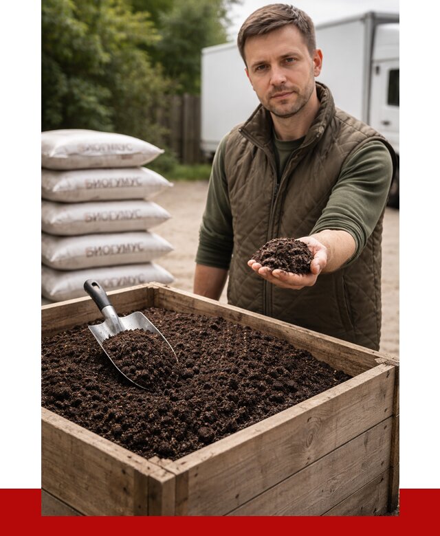 Купить биогумус в Дальнегорске с доставкой от 8758 р. за куб | ПРОНЕРУДДль