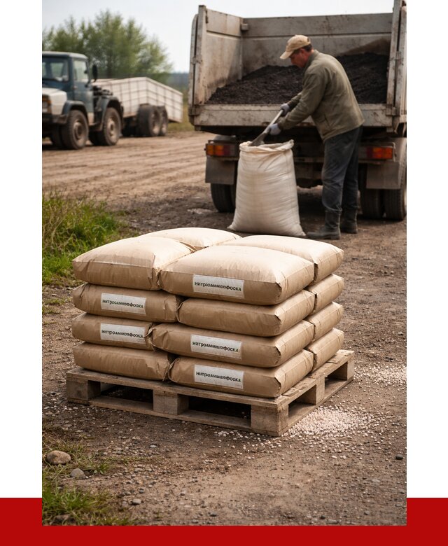 Купить нитроаммофоска в Дальнегорске от 4328 р. за куб | ПРОНЕРУДДль