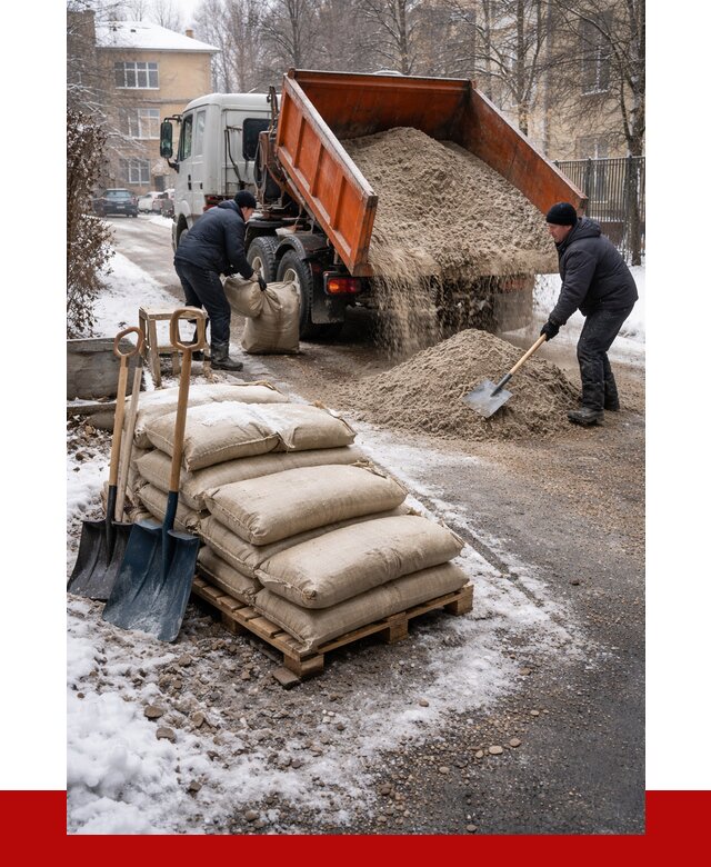 Противогололедные материалы оптом в Дальнегорске от 4328 р. | ПРОНЕРУДДль