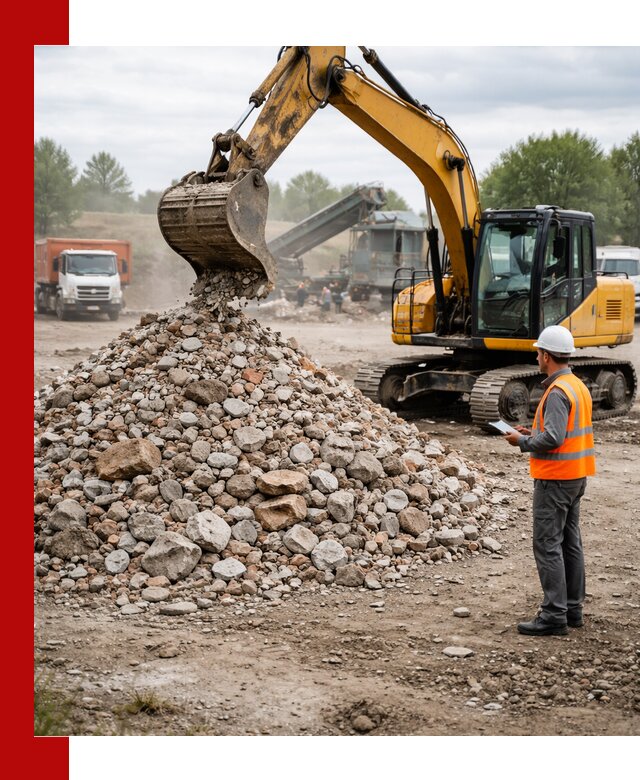 Доставка и вывоз строительного боя в Дальнегорске