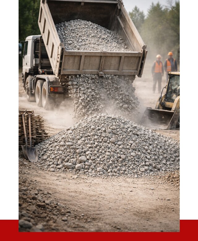 Купить дробленый бетон в Дальнегорске от 1752 р./куб | ПРОНЕРУДДль
