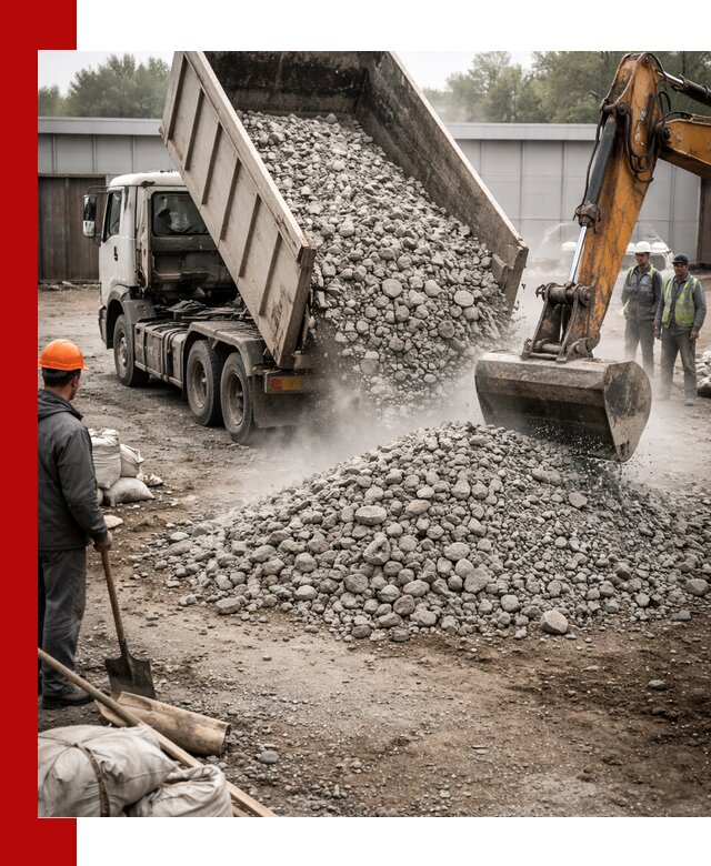 Доставка дробленого бетона в Дальнегорске оптом и в розницу