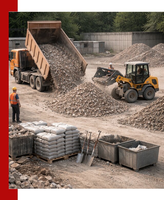 Вторичные материалы для отсыпки в Дальнегорске — поставка и доставка