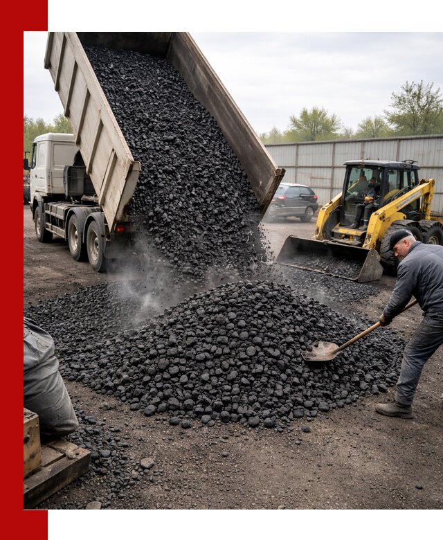Доставка угля орех в Дальнегорске оптом и в розницу