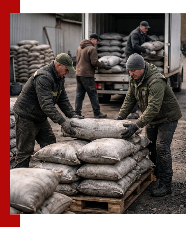 Доставка угля в мешках по выгодным ценам в Дальнегорске