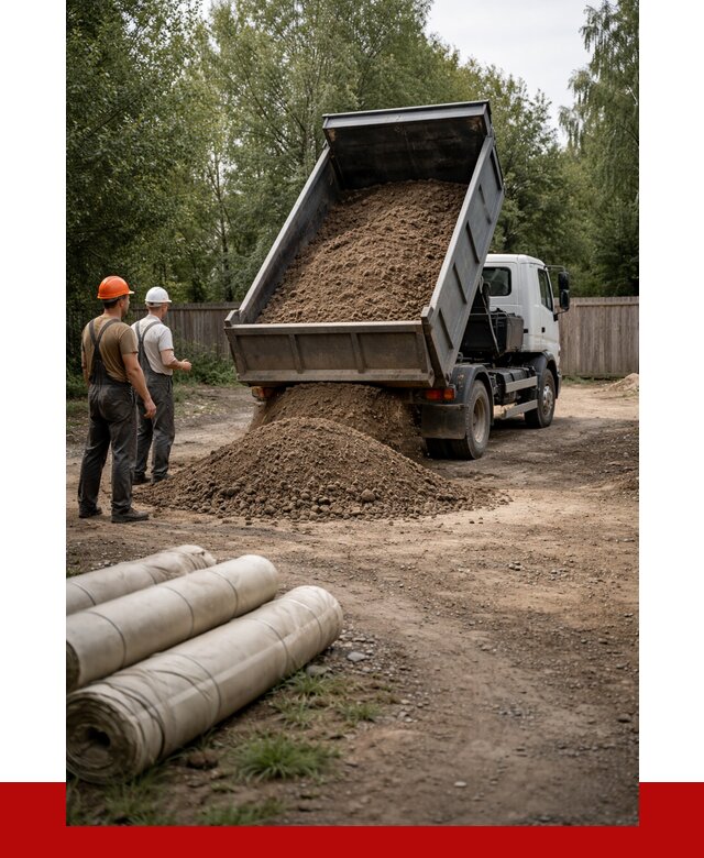 Доставка сыпучих материалов самосвалом в Дальнегорск от 4328 р. | ПРОНЕРУДДль