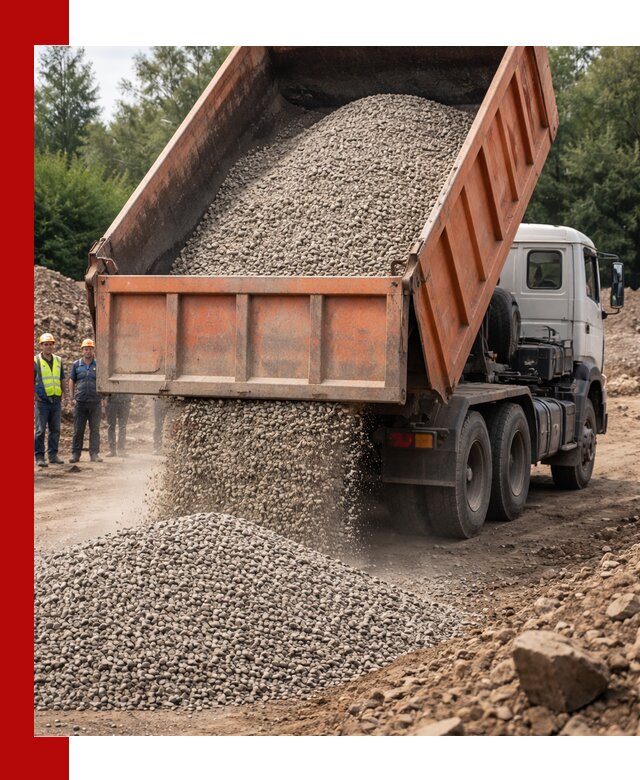 Доставка сыпучих материалов самосвалом в Дальнегорске быстро и надежно