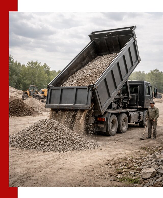 Доставка самосвалом 30 м3 по выгодным ценам в Дальнегорске