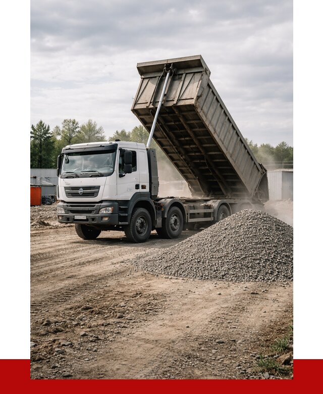 Доставка самосвалом 40 кубов в Дальнегорске от 9274 р. | ПРОНЕРУДДль