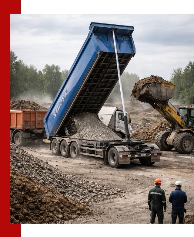 Аренда тонар 40 тонн в Дальнегорске с доставкой материалов