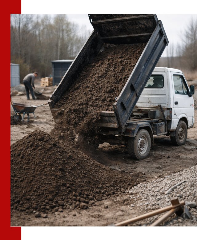 Аренда минисамосвала в Дальнегорске для доставки сыпучих материалов