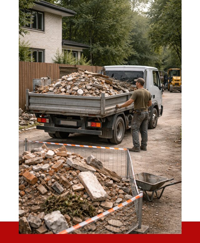 Вывоз строительного мусора с погрузкой в Дальнегорске от 7728 р | ПРОНЕРУДДль