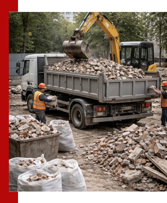 Вывоз строительного мусора в Дальнегорске с самосвалами и контейнерами
