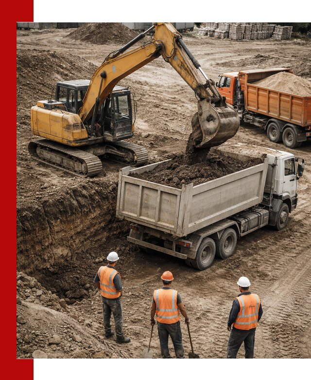 Разработка грунта для строительства и благоустройства в Дальнегорске