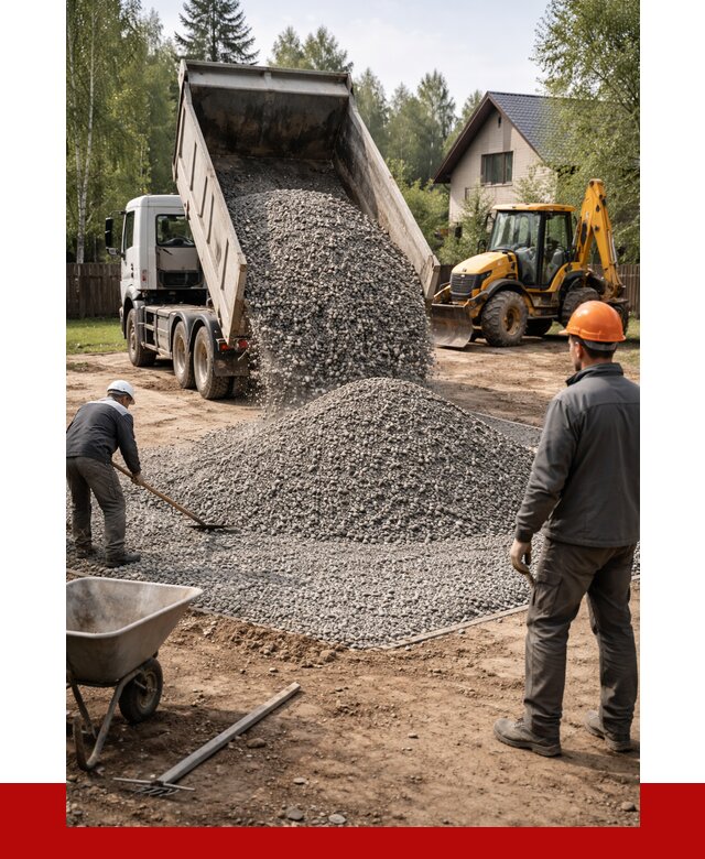 Отсыпка участка щебнем в Дальнегорске от 6698 р. ПРОНЕРУДДль