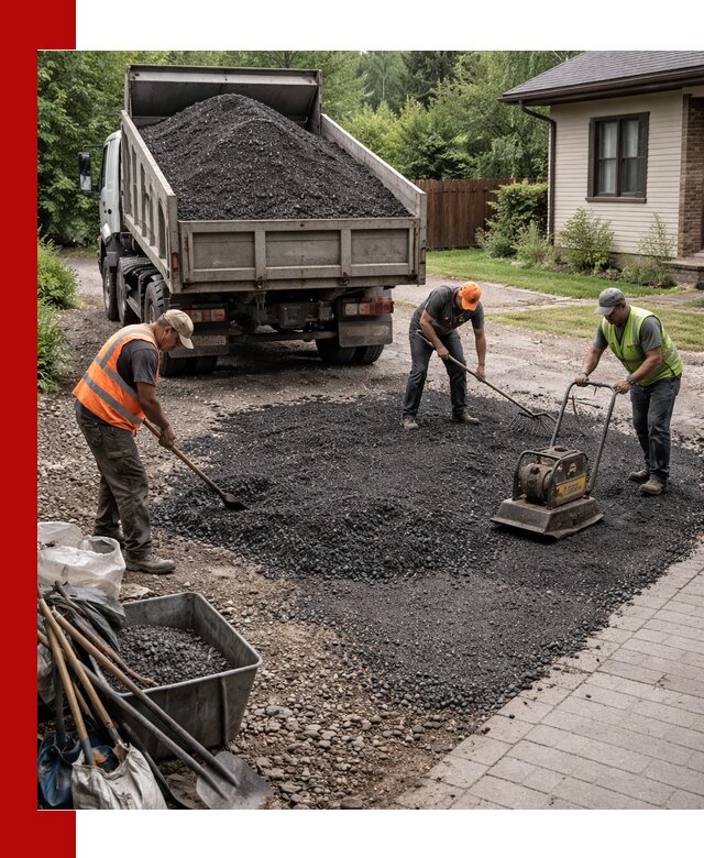 Асфальтовая крошка для двора с доставкой в Дальнегорске